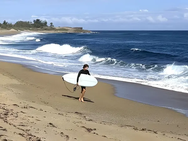 Surf and ocean days near Paradise Beach Home in Isabela, Puerto Rico