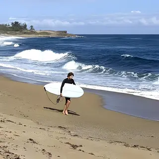 Surf and ocean days near Paradise Beach Home in Isabela, Puerto Rico